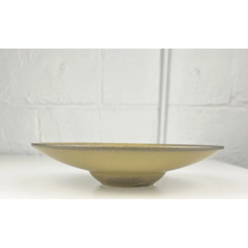 Miyama Rene Ozorio Wabi Sabi Wheat Rimmed Coupe Bowl 9.25